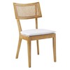 Modway Caledonia Fabric Upholstered Wood Dining Chair Set of 2 - 2 of 4