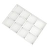 Unique Bargains PU Leather White Jewelry Organizer Trays with Removable Dividers - 3 of 4
