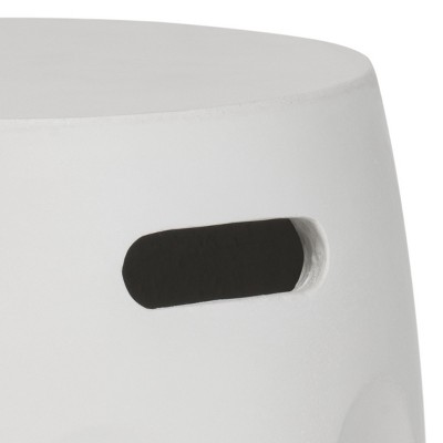 Ivory Grace 16'' Round Concrete Accent Table