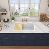 30 in. TUKTUK Drop-in/Undermount Kitchen Sink Single Bowl Sink Large Fireclay White Farmhouse Sink Workstation Kitchen Sink - 3 of 4
