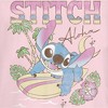 Juniors Womens Lilo & Stitch Surfing Stitch T-Shirt - 2 of 4