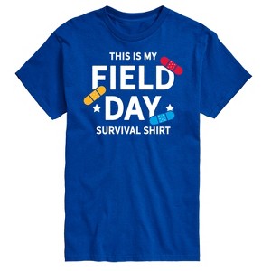 Men's - Instant Message - Field Day Survival Shirt Short Sleeve Graphic T-Shirt - 1 of 4