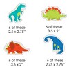Big Dot of Happiness Roar Dinosaur - DIY Shaped Dino Mite T-Rex Baby Shower or Birthday Party Cut-Outs - 24 Count - 2 of 4