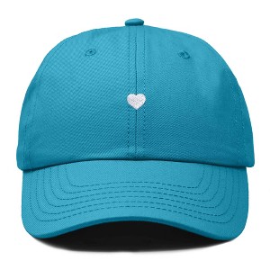 Dalix Heart Embroidered Cotton Summer Outdoor Baseball Cap Dad Hat Womens - 1 of 4