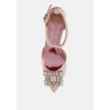 Onkana Diamante Brooch Kitten Heel Sandals Women - 4 of 4
