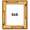 PosterPalooza | 5x6 Bamboo Picture Frame, UV Acrylic, 4 Finishes - Brown, Black, Gold, and Natural - 2 of 4