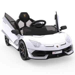 12V Electric Ride-On Car for Kids | Licensed Lamborghini Battery-Powered Sports Car with Remote Control - 1 of 4