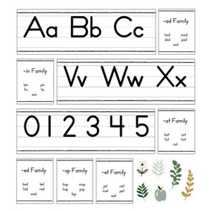 Carson Dellosa Education Farmhouse Alphabet Line: Manuscript Bulletin Board Set, Grade PK-2 (52 pieces) - 1 of 4