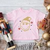 SmileyWorld Christmas Heart Eyes - Toddler Short Sleeve Graphic T-Shirt - 3 of 4