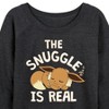 Women's - Pokémon - The Snuggle Eevee Lightweight French Terry Slouchy - 2 of 4