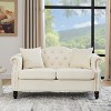 VYNXARIA sofa for Living Room,2 Seater Sofa Tufted Couch with Rolled Arms and Nailhead for Living Room,Bedroom - 2 of 4