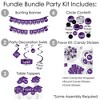 Big Dot of Happiness 2026 Purple Graduation Party Supplies - 387 Piece Decoration Kit - Fundle Bundle - 2 of 4