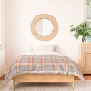 Little Arrow Design Co Fall Plaid Warm Neutrals Duvet Cover Set Orange/Blue - Deny Designs - 3 of 4