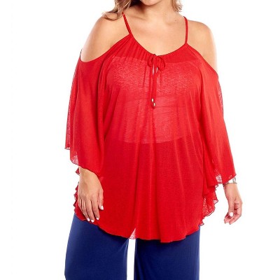 Women's Flirty Plus Size Cover Up Dress - Always for Me