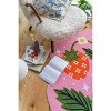Lany Space Megan Roy Irregular Sicilian Strawberry Pink Rug, 6'x6' - 3 of 4