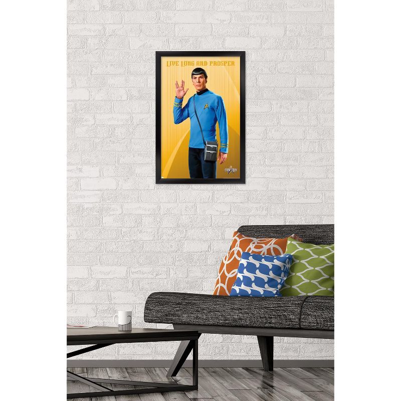 Trends International Star Trek: Universe - Spock, Live Long and Prosper Framed Wall Poster Prints, 2 of 7
