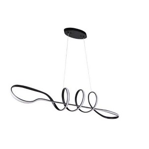 Craftmade Lighting Pulse 1 - Light Chandelier in  Flat Black - 1 of 1