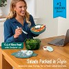 Bentgo 7.6c Glass All-in-One Salad Container Mod Curves - 2 of 4
