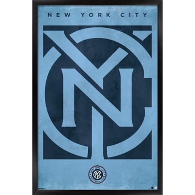 Trends International MLS New York City FC - Logo 25 Framed Wall Poster Prints