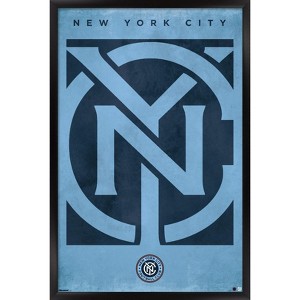 Trends International MLS New York City FC - Logo 25 Framed Wall Poster Prints - 1 of 4