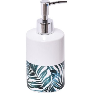 Evideco French Home Goods Tropical Bath Hand Soap & Lotion Dispenser 10 FL OZ - 1 of 4