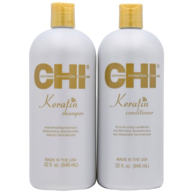 CHI Keratin Shampoo Conditioner - 2pk/32 fl oz Each