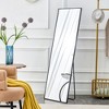 Aluminum Alloy Metal Frame Wall-mounted Full-length Mirror, Bathroom Vanity Mirror, Bedroom Porch, Decorative Mirror, Clothing Store - 2 of 4