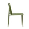 Christopher Knight Home Balfour Outdoor Modern Stackable Rattan and Iron Dining Chair (Set of 4) - 4 of 4