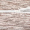 2pc 18"x18" Leather Tonal Recycled Cotton Square Throw Cover Brown/Off-White - Design Imports - 2 of 4