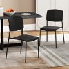 Tangkula Dining Chair Set of 4 w/Ergonomic Backrest & Wide Seat Stackable Kitchen Chairs - 3 of 4