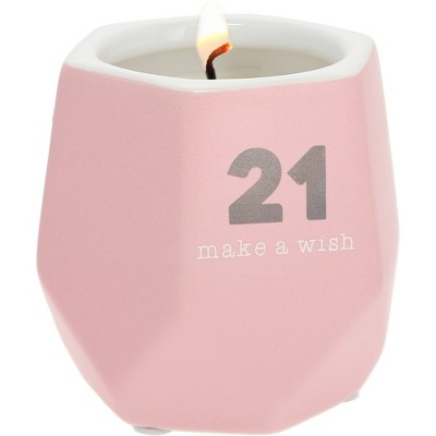 Pavilion Gift Company - 21 - 8 oz - 100% Soy Wax Candle Scent: Tranquility - Flame Candles