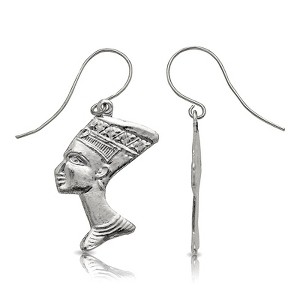 Better Jewelry, Queen Nefertiti .925 Sterling Silver Earrings - 1 of 1