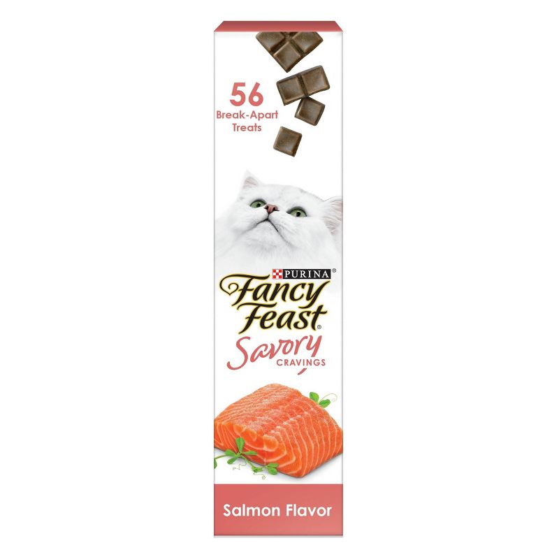 Fancy Feast Salmon Savory with Liver Cravings Dry Cat Treats, 1 of 9