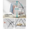 SONGMICS Small Clothes Drying Rack, Foldable 2-Level Laundry Drying Rack, Space-Saving, 17.3 x 39.8 x 19.7 Inches - 3 of 4