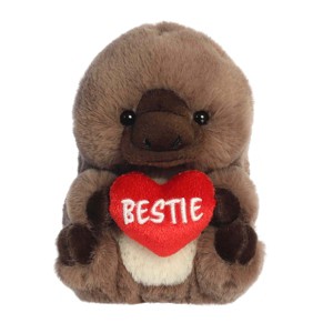 Aurora Mini Bestie Platypus Rolly Pet Playful Stuffed Animal Brown 5" - 1 of 4