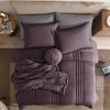 BAGOKIE 7 Pieces Bed in a Bag Comforter Set for All Season - 4 of 4