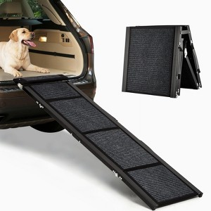 Coucheta 63" Dog Ramp for Large Dogs, Folding Pet Ramp for Cars & SUVs with Non-Slip Surface, Supports up to 250 lbs, Portable for Trucks&Outdoor Use - 1 of 4