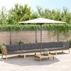 vidaXL Patio Pallet Sofa Set with Cushions - Acacia Wood Modular Outdoor Furniture - Garden Lounge - Brown/Gray - 2 of 4