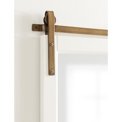 White and Gold Rectangular Wood Framed Wall Mirror