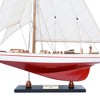 Endeavour Yacht Painted 24" L Wooden Sailboat Model By Old Modern Handicrafts - 2 of 4