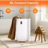 SKONYON 35L Digital Towel Warmer with Heat & Dry Modes, Fragrance Tray, Fast Even Heating - 3 of 4
