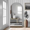 Lirago Arch Full Length Mirror Wall Mirror with Stripe Wood Frame 71?¨¢31 Brown - 3 of 4