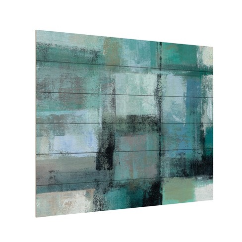 Silvia Vassileva 'island Hues Crop I' Wood Slat Art-18x22 : Target