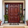 Kate Aurora Montauk Accents Stone Designed Welcome Outdoor Rubber Entrance Mat 18x30 - Quarry Stone - 4 of 4