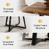 Okak Rustic Wood Square/Round Dining Table with Thick Top & Sturdy Base,Minimalist Kitchen Dinner Table for Dining Room,Breakfast Nook - 4 of 4