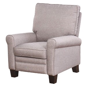 Juliuss Fabric Pushback Recliner Taupe - Abbyson Living, Brown