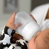 nanobebe Flexy Silicone Baby Bottle Anti-Colic Nipple, Soft Silicone Body, Stable Base - 9oz - 2 of 4