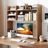 Tangkula 3-Tier Desktop Bookshelf w/ 6 Shelves Desk Organizer for Computer Desk - 2 of 4