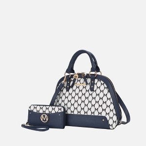 MKF Collection Frida Women’s Satchel with matching Wallet by Mia K - 1 of 3