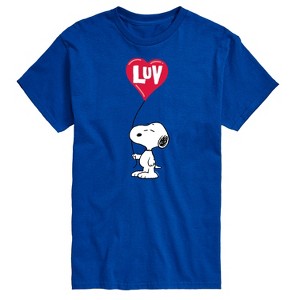 Men's - Peanuts - Snoopy Luv Short Sleeve Graphic T-Shirt - 1 of 4